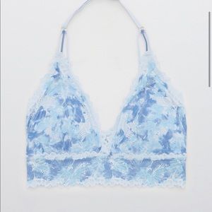 XXS Baby Blue halter bralette. NWT. Aerie.
